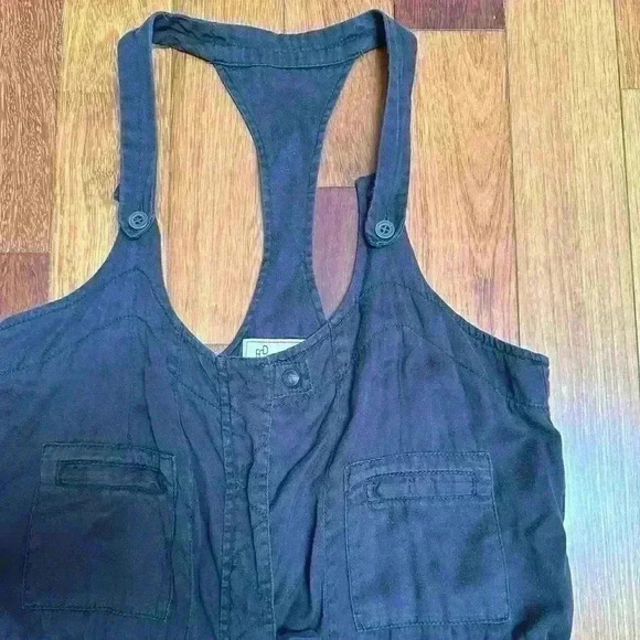 French Connection  | Dark grey one piece short jumpsuit size 8 or medium - Picture 4 of 12